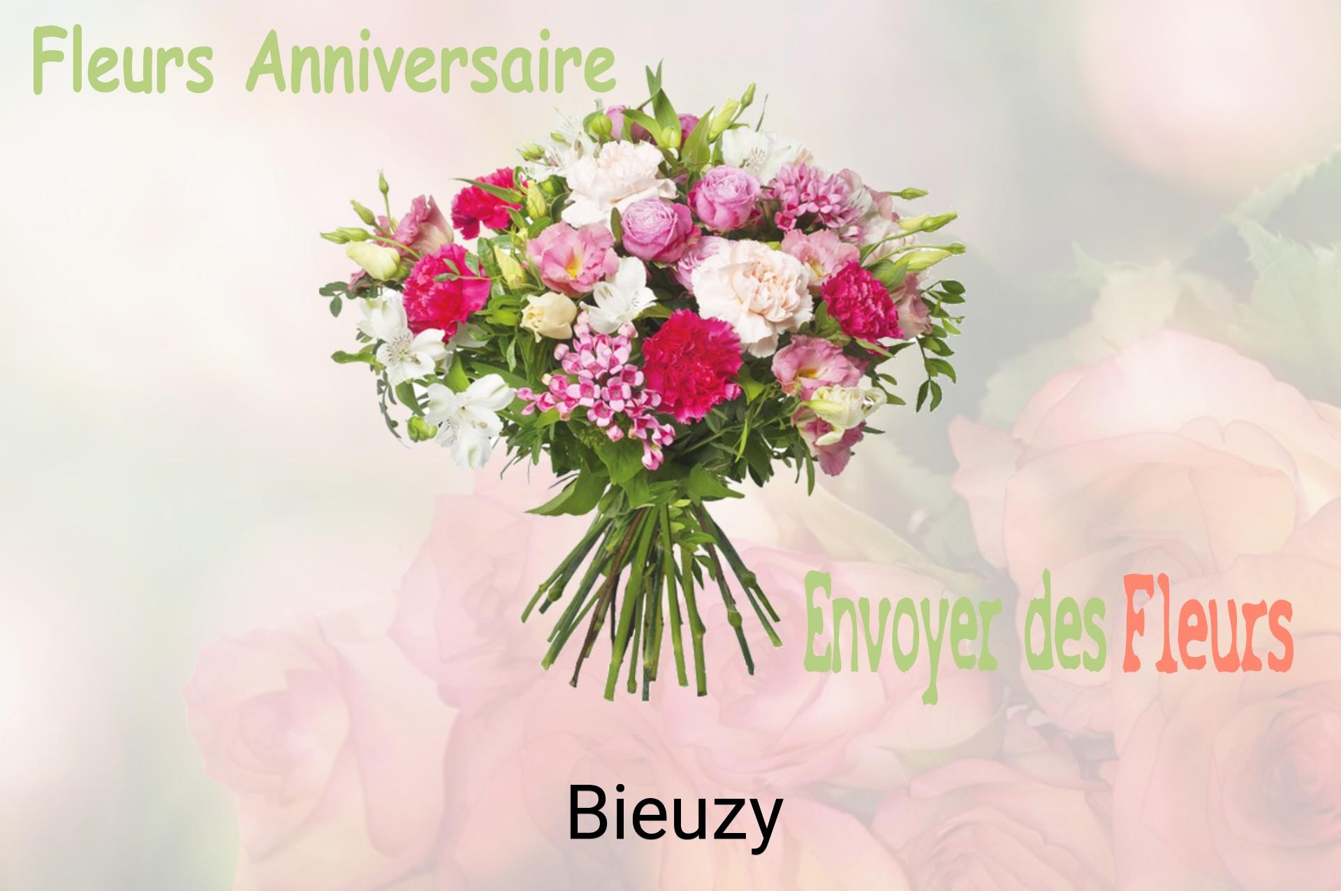 Bouquet de fleurs d’anniversaire livré à Bieuzy